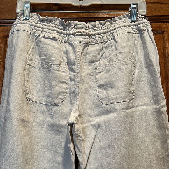 Roxy beige linen pants! - Picture 4 of 5